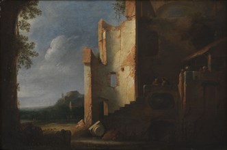 Landscape with ruins, 1601-1700. Creator: Unknown.