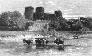 ''The Church Congress at Ryhl, North Wales and Views in the Neighbourhood; Rhuddlan Castle', 1891. Creator: Unknown.