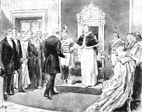 ''H.R.H. The Prince of Wales; A Visit to Pope Pius IX. At Rome', 1891. Creator: Unknown.