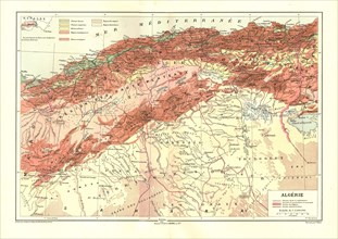 ''Relief Map of Algerie', 1914. Creator: Unknown.