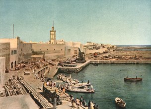 ''Port de Casablanca; Afrique du nord', 1914. Creator: Jules Gervais-Courtellemont.