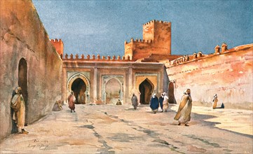 ''Fez. Les portes du Mechoir; Afrique du nord', 1912 (1914). Creator: Unknown.
