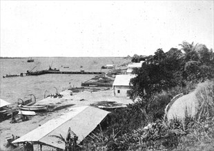 ''Le port de Douala; L'Ouest Africain', 1914. Creator: Unknown.