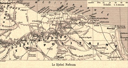 ''Le Djebel Nefousa; Le Nord-Est Africain', 1914. Creator: Unknown.