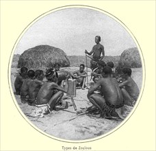 ''Types de Zoulous; Afrique Australe', 1914. Creator: Unknown.
