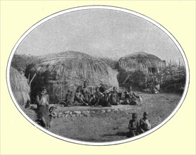 ''Un Kraal chez les Zoulous; Afrique Australe', 1914. Creator: Unknown.