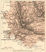 'Districts occidentaux de la Province du Cap; Afrique Australe', 1914. ''Districts occident..., 1914 Creator: Unknown.