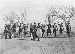 ''Guerriers zoulous; Afrique Australe', 1914. Creator: Unknown.