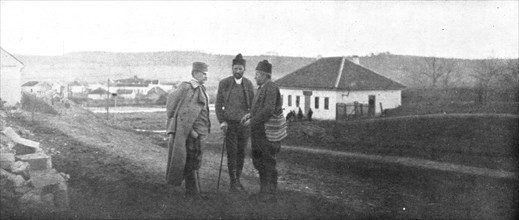 'La Serbie Victorieuse; Le voivode Mitchich, entrant vainqueur dans son village natal', 1914 Creator: Unknown.