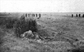 ''La Bataille de la Marne; Nos troupes maitresses de la plaine', 1914. Creator: Unknown.