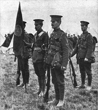 ''L'aide du Canada; Etendard de regiment Princesse Patricia', 1914. Creator: Unknown.