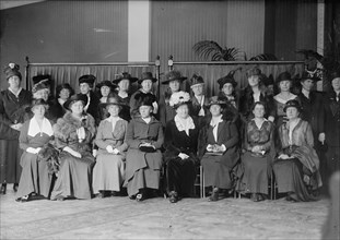 National League For Women's Service - Seated: Mrs. Ira Kip, East Orange, Nj; Mrs. Edward..., 1917. Creator: Harris & Ewing.
