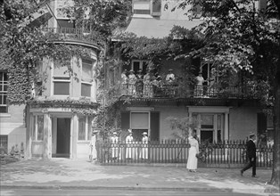 Woman Suffrage - Cameron House, Headquarters, 1915. Creator: Harris & Ewing.