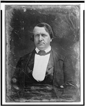 John P. Hale, head-and-shoulders portrait, facing front, between 1844 and 1860. Creator: Mathew Brady.