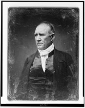 Sam Houston, half-length portrait, three-quarters to the left, in civilian..., between 1848 and 1850 Creator: Mathew Brady.