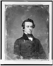 Unidentified man, about 20 years of age, head-and-shoulders portrait..., between 1844 and 1860. Creator: Mathew Brady.