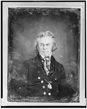 Unidentified man, about 60 years of age, half-length portrait, facing..., between 1844 and 1850. Creator: Mathew Brady.