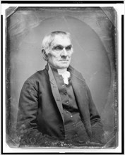 Unidentified man, half-length portrait, facing right, between 1844 and 1860. Creator: Mathew Brady.