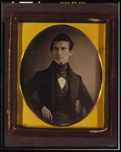 John Henry Frederick Sachse, half-length portrait, facing front, seated, 1841 or 1842. Creator: Robert Cornelius.