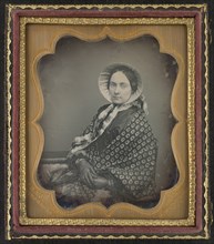 Helen L. Gilson, Civil War nurse and head of the Colored Hospital Service, between 1861 and 1865. Creator: J. C. Moulton.