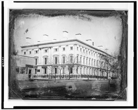 General Post Office from the corner of 8th Street and E Street, NW, Washington, D.C., ca. 1846. Creator: John Plumbe.