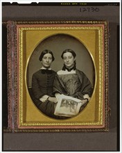 Emily Everett Abbot and Mary Susan Everett Abbot, ca. 1852. Creator: Unknown.