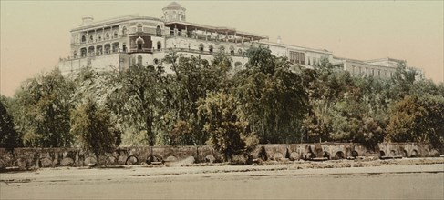 Mexico, the Castle of Chapultepec, between 1884 and 1900. Creator: William H. Jackson.