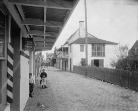 St. George Street, St. Augustine, Fla., (c1894?). Creator: William H. Jackson.