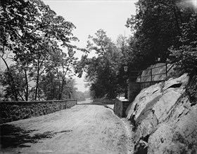 Road from the station, U.S. Military Academy, between 1900 and 1906. Creator: William H. Jackson.