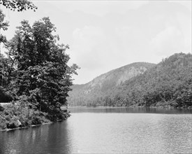 Lower end of Lake Fairfield, Sapphire, N.C., between 1900 and 1906. Creator: William H. Jackson.