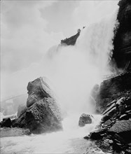 Rock of Ages, [American Falls, Niagara], between 1890 and 1899. Creator: William H. Jackson.
