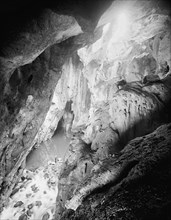 Interior, Choy Cave, Mexico, between 1880 and 1897. Creator: William H. Jackson.