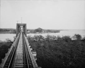 Tamesi Bridge, between 1880 and 1897. Creator: William H. Jackson.