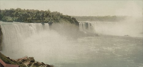 Niagara, American and Horseshoe Falls, ca 1900. Creator: Unknown.
