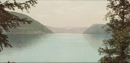 Peekskill Bay and the narrows of the Hudson, ca 1900. Creator: Unknown.