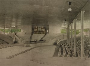 Interior of Assembly Hall (i.e. the Amphitheater), Chautauqua, New York, c1899. Creator: Unknown.