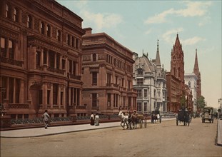 Fifth Avenue at Fifty-first Street, New York City, c1900. Creator: Unknown.