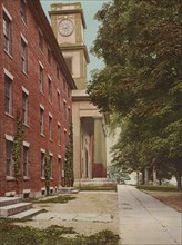 Chapel and dormitory, Amherst College, c1901. Creator: Unknown.