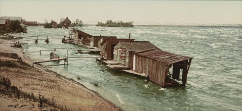 Rapids of the Sainte [sic] Marys River, ca 1900. Creator: Unknown.