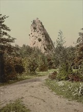 Sugar Loaf Rock, Mackinac Island, c1900. Creator: Unknown.