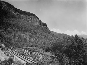 Frankenstein Cliff & Mt. Washington, Crawford Notch, White Mts., N.H., between 1900 and 1906. Creator: Unknown.