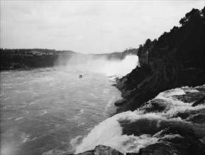 American Falls from Goat Island, between 1880 and 1897. Creator: Unknown.