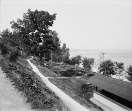 White Fish [sic] Bay from terrace, between 1880 and 1899. Creator: Unknown.