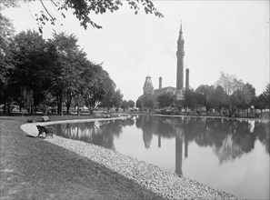 Water Works Park, between 1880 and 1901. Creator: Unknown.