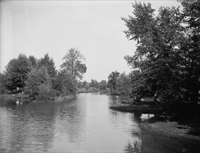 Lake, Palmer Park, Detroit, The, between 1900 and 1906. Creator: Unknown.