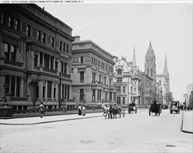 Fifth Avenue, North from Fifty-first St., New York, N.Y., between 1900 and 1906. Creator: Unknown.