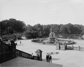 Central Park, New York, the fountain (i.e. Bethesda Fountain), c1901. Creator: Unknown.