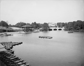 Boat landing, the park, Buffalo, N.Y., between 1900 and 1906. Creator: Unknown.