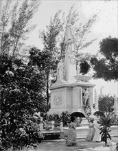 Monument to Cuban students, Colon Cemetery, Havana, Cuba, between 1900 and 1905. Creator: Unknown.