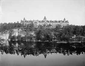 Morning reflections at the Wildmere House, Lake Minnewaska, N.Y., c1903. Creator: Unknown.